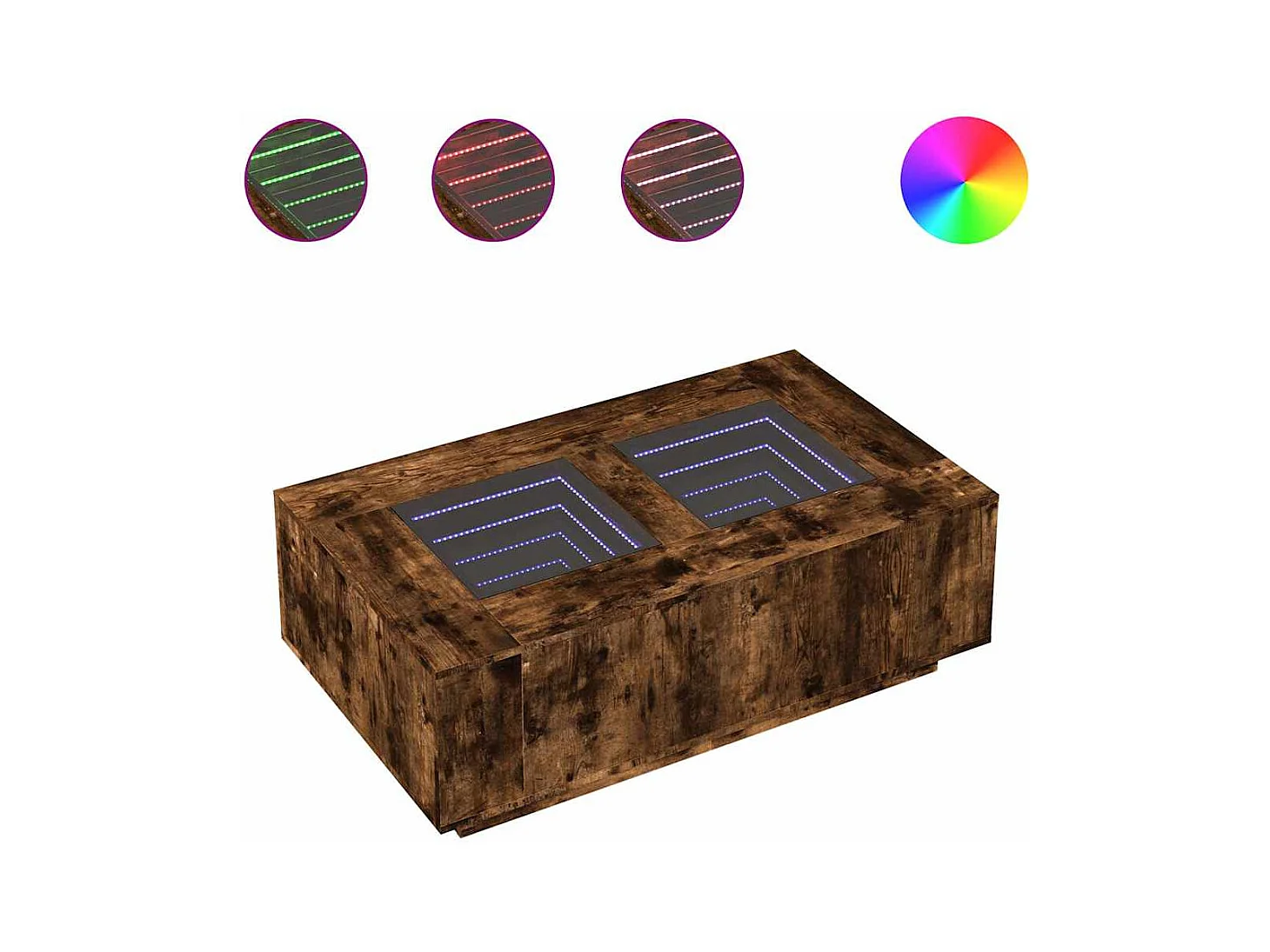 Mesas de centro | Mesas auxiliares 2 uds madera ingeniería roble Sonoma 50x50x40cm SHL1264