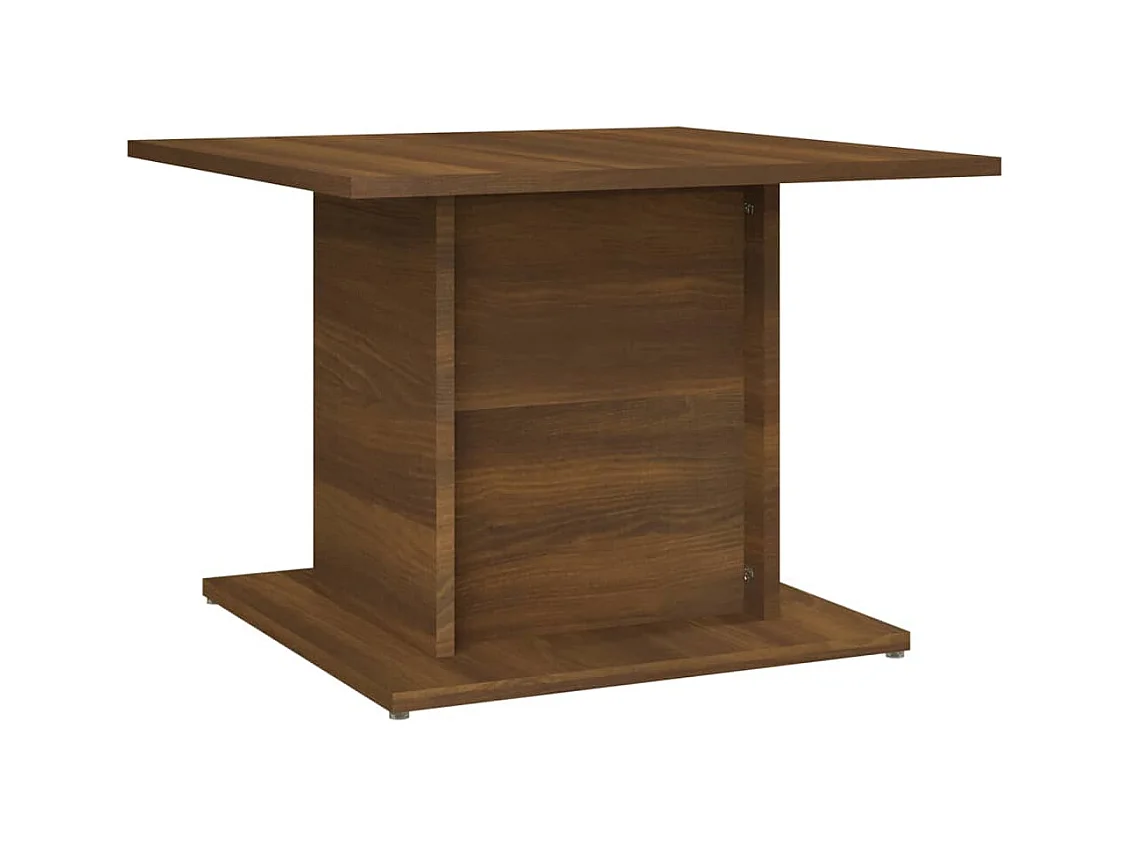 Table basse salon-Table d'appoint chêne marron 55,5x55,5x40 cm bois d'ingénierie SHL5