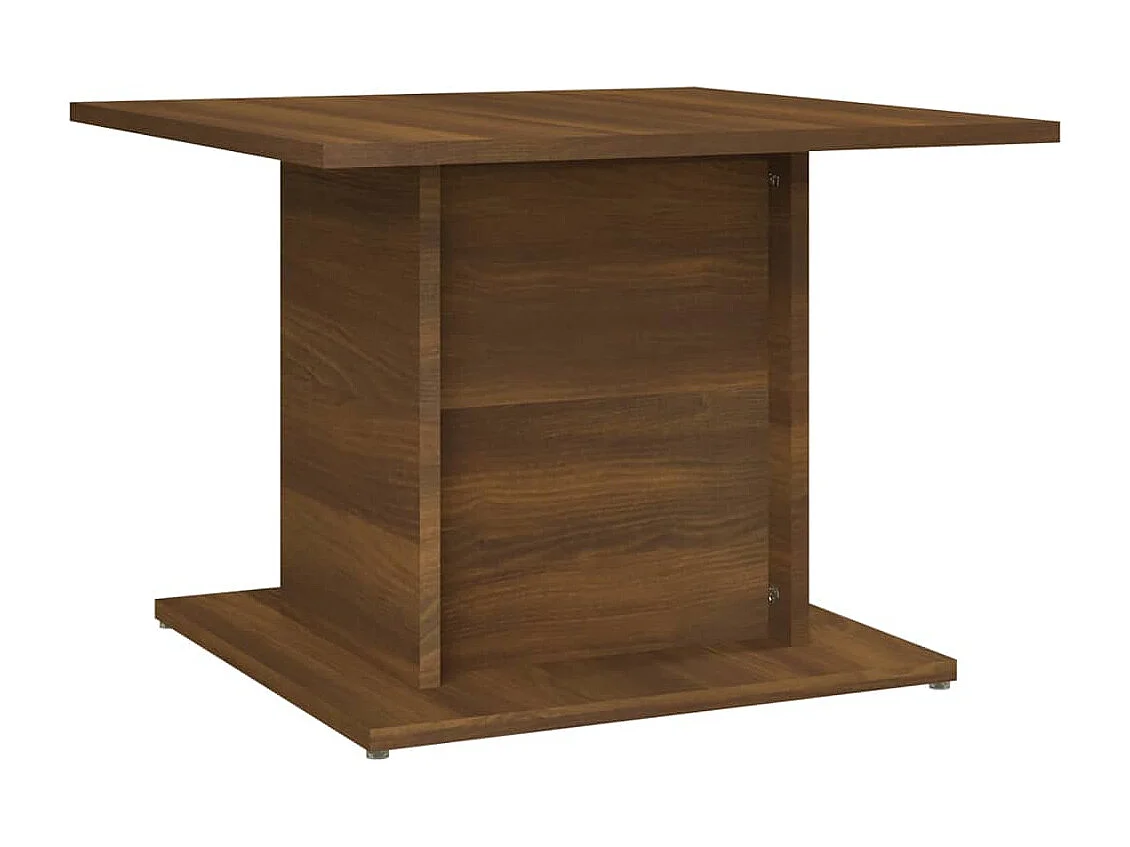 Couchtisch-Sofatisch-Beistelltische Braun Eichen-Optik 55,5x55,5x40 cm Holzwerkstoff SHL51053