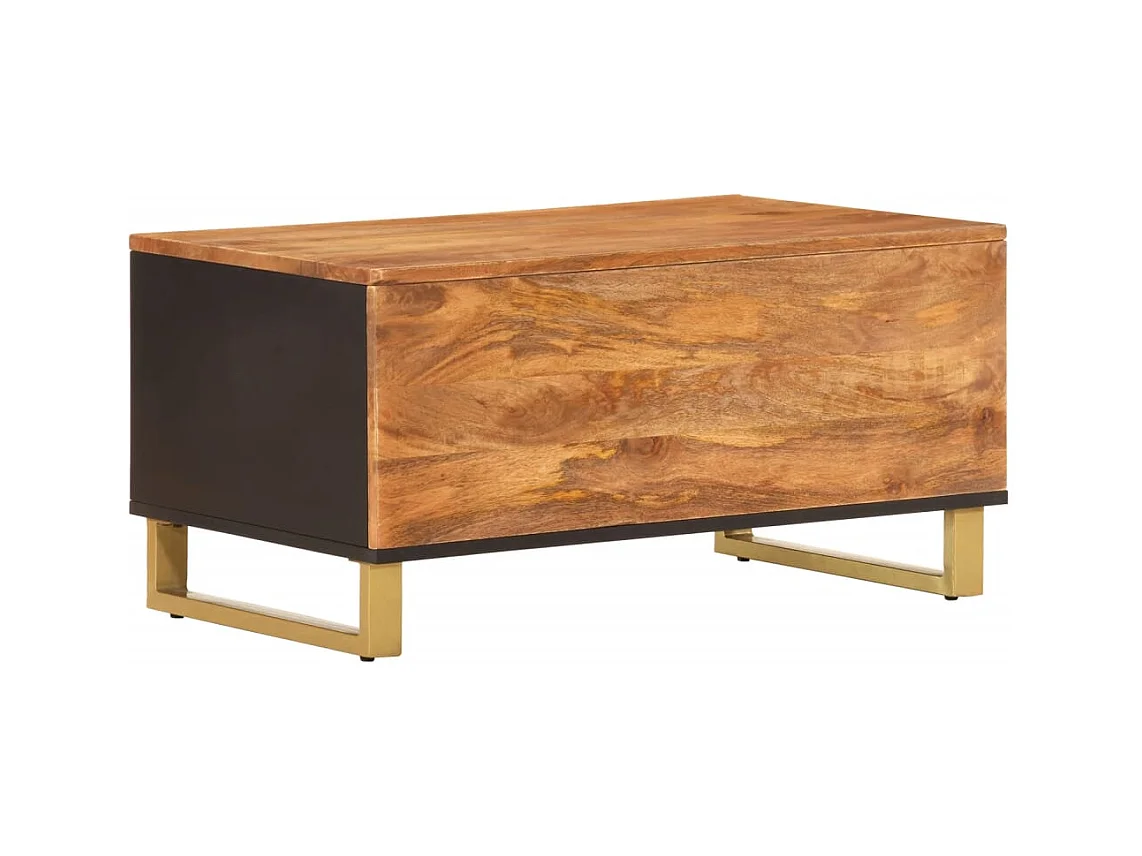 Mesa de centro | Mesa auxiliar con Infinity LED roble Sonoma 50x50x30 cm SHL2404