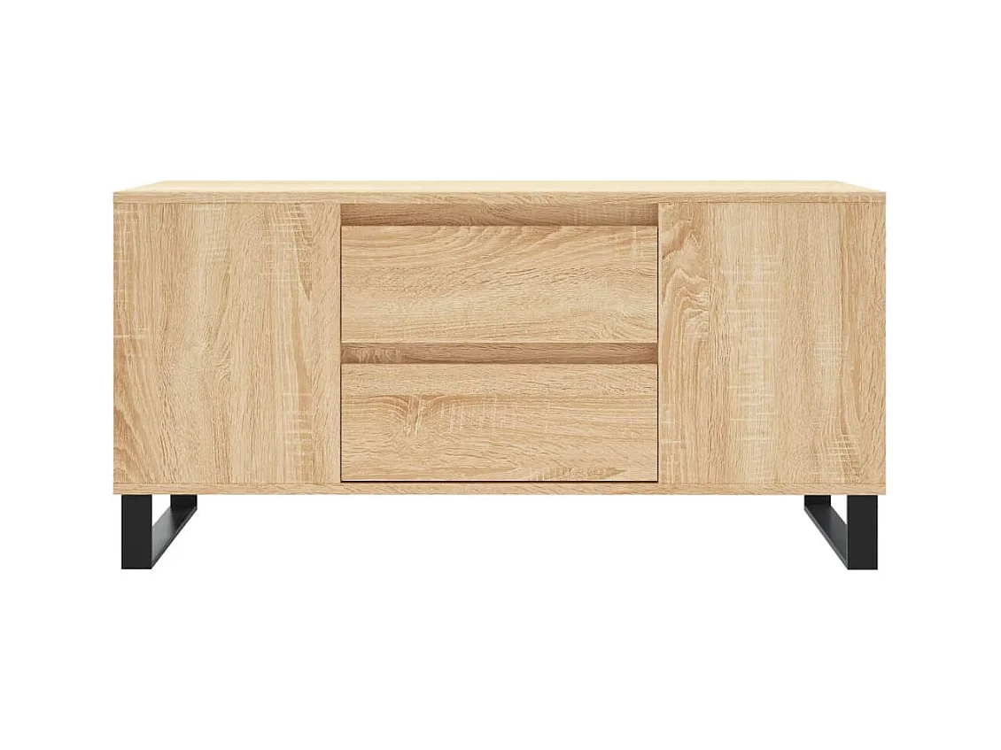 Mesa de centro | Mesa auxiliar superficie vidrio transparente acero 50x50x45 cm SHL3970