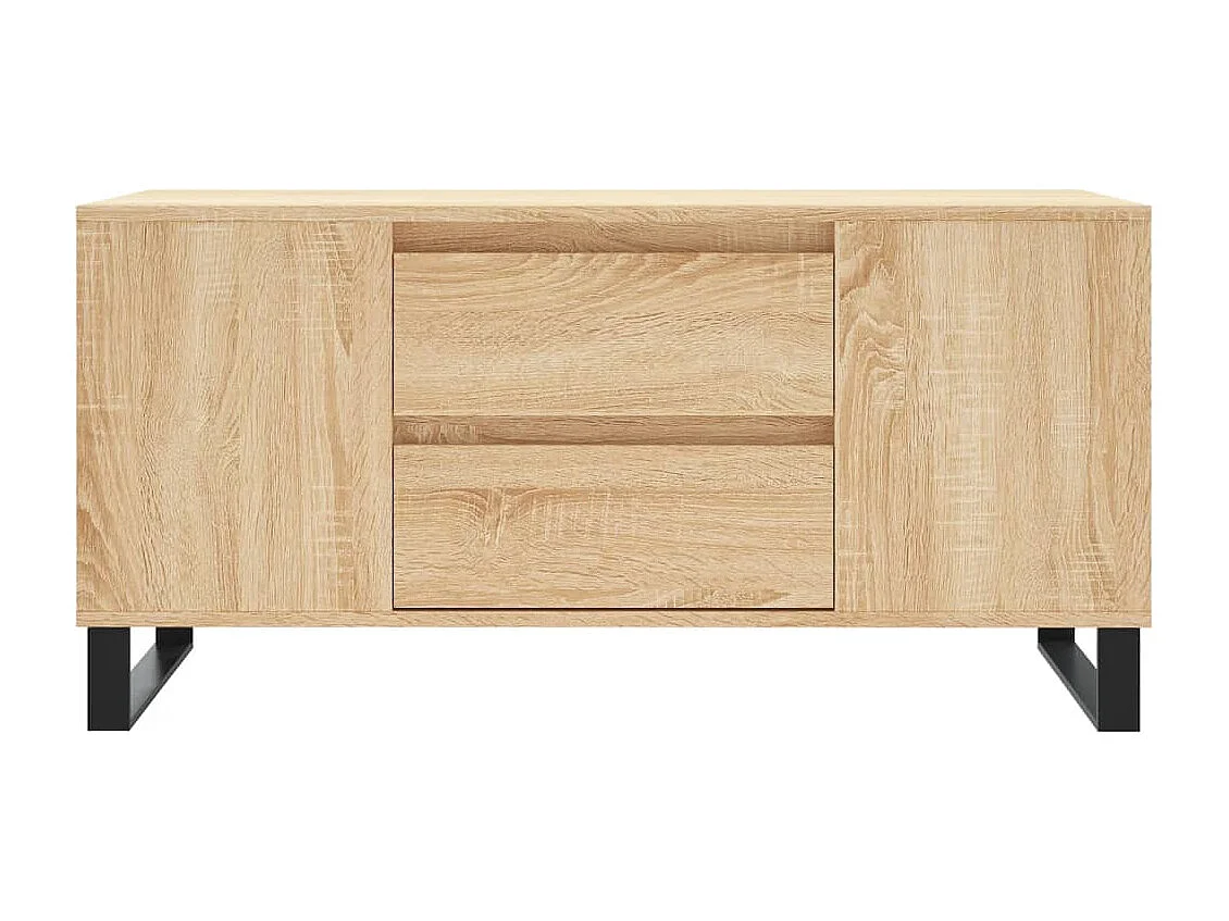 Couchtisch-Wohnzimmertisch-Beistelltische Sonoma-Eiche 102x44,5x50 cm Holzwerkstoff SHL67517