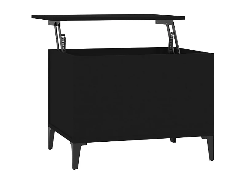 Mesa de centro | Mesa auxiliar madera contrachapada roble ahumado 90x50x36,5 cm SHL4180