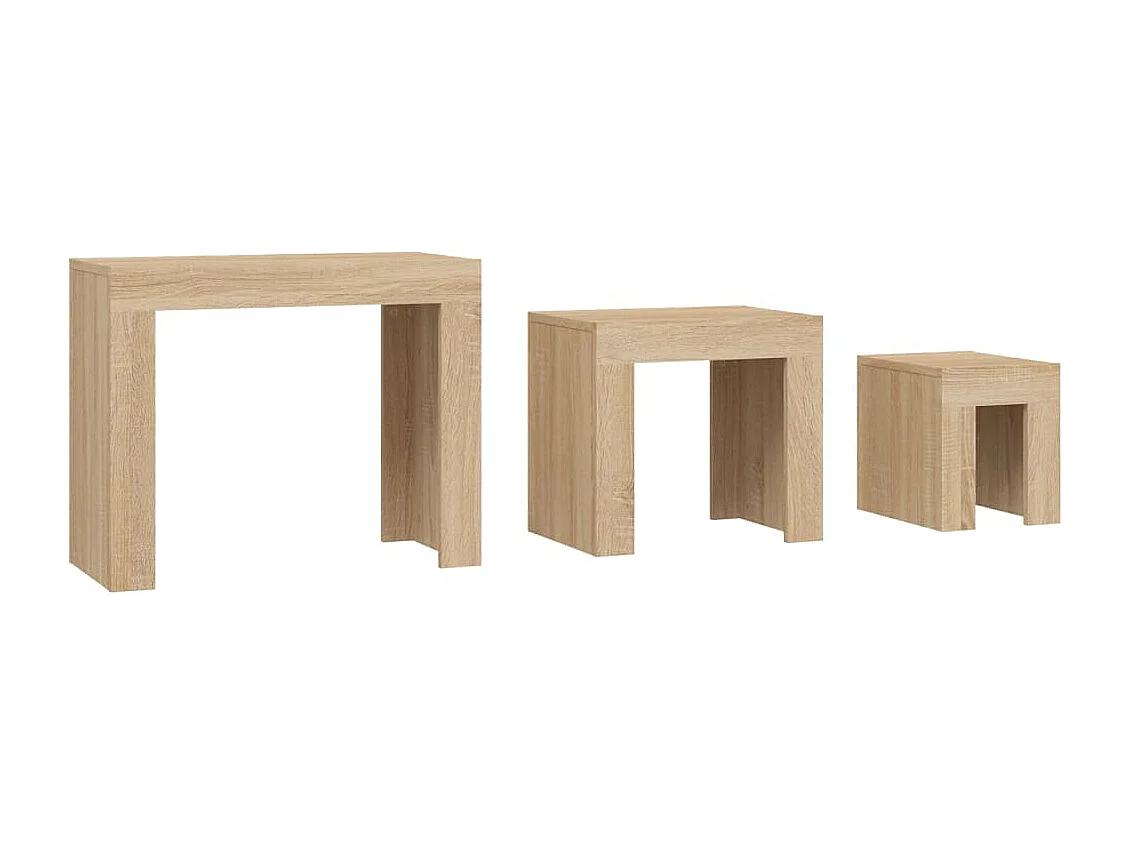 Mesa de centro | Mesa auxiliar de madera maciza de mango 80x50x40 cm SHL1922