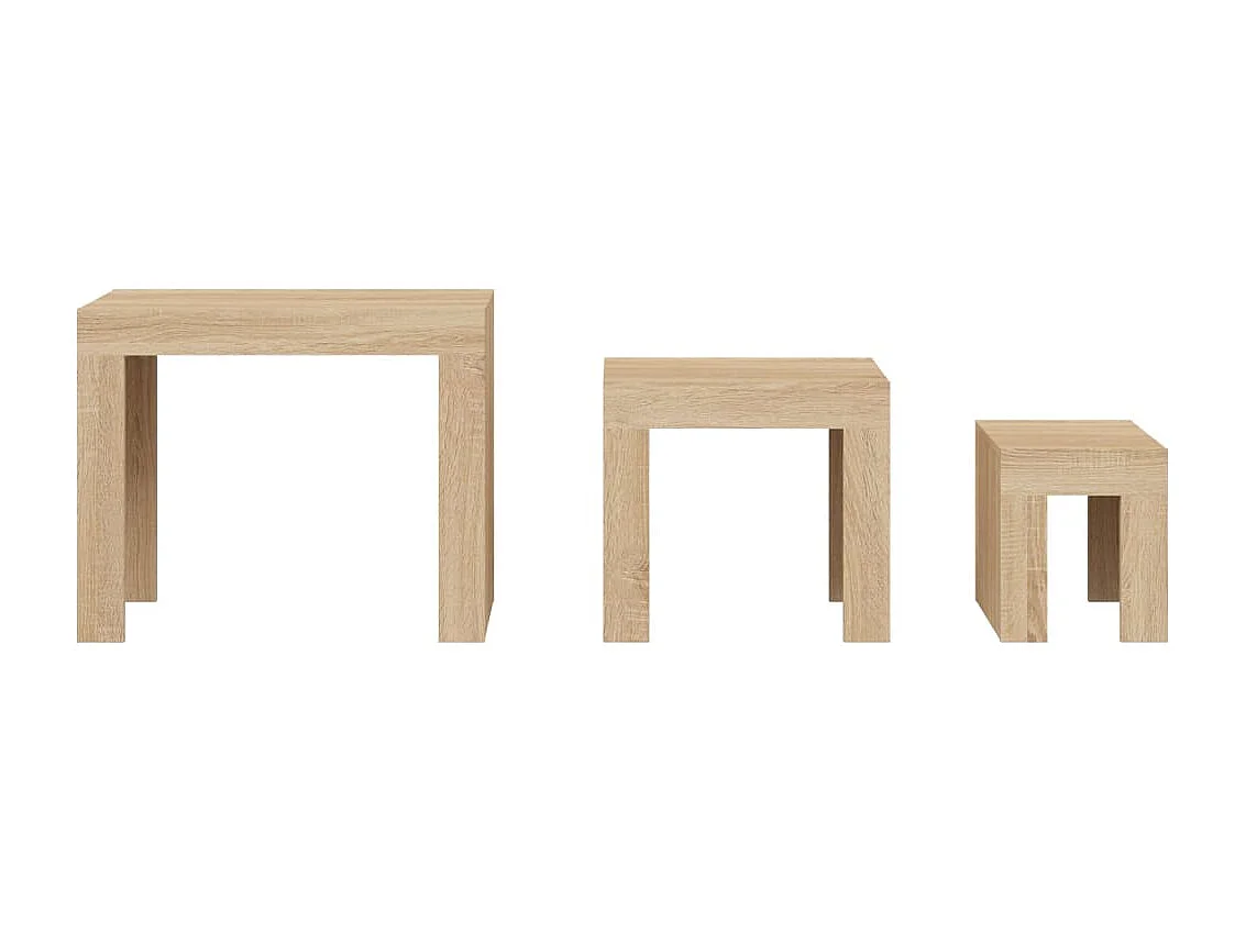 Mesa de centro | Mesa auxiliar de madera maciza de mango 80x50x40 cm SHL1922