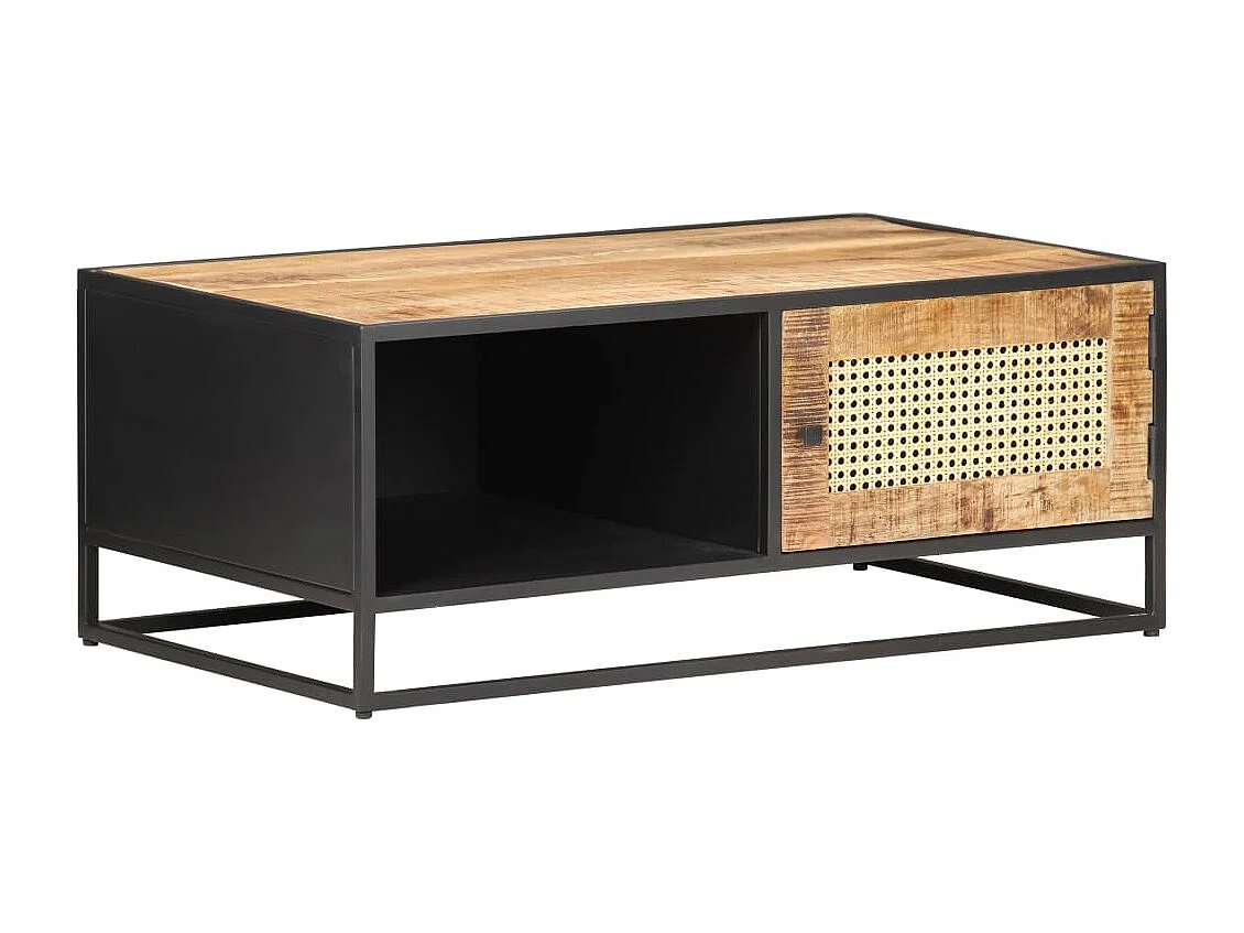 Mesa de centro | Mesa de café | Mesa auxiliar with Drawer Roble artisan 100x51x45 cm SHL4343