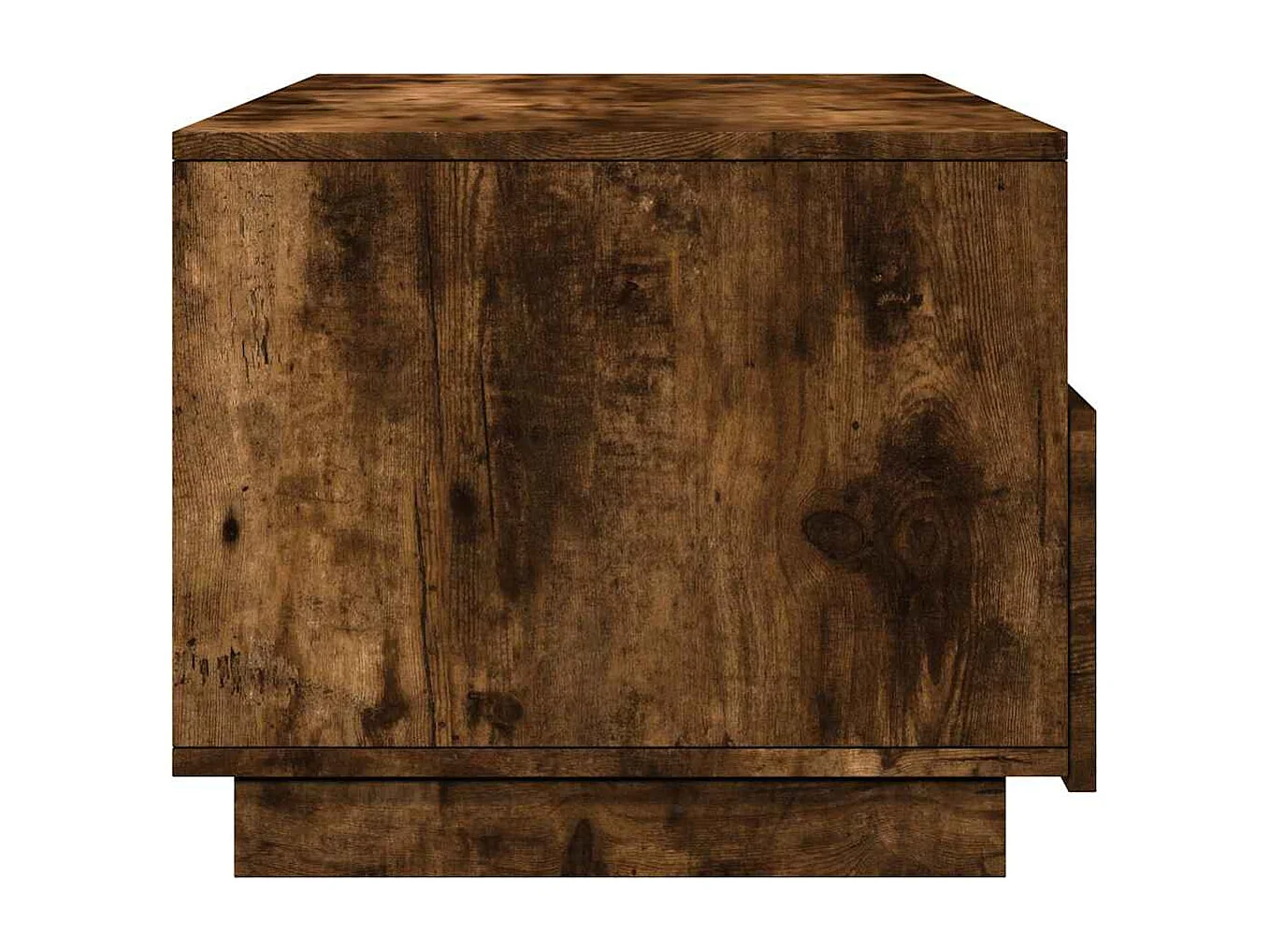 Table basse salon-Table d'appoint avec lumières LED chêne fumé 90x49x40 cm SHL20244