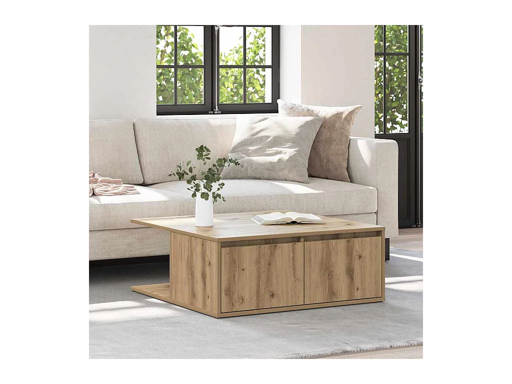 Mesas de centro | Mesas auxiliares 2 uds madera de ingeniería negro 50x50x40 cm SHL2086