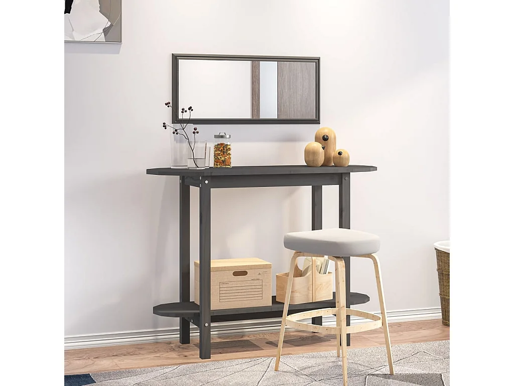 Mesa de centro | Mesa auxiliar madera de ingeniería blanco 60x45x31 cm SHL2436