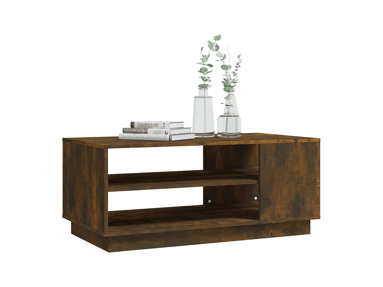 Mesa de centro | Mesa auxiliar madera contrachapada blanco 90x50x40 cm SHL1324