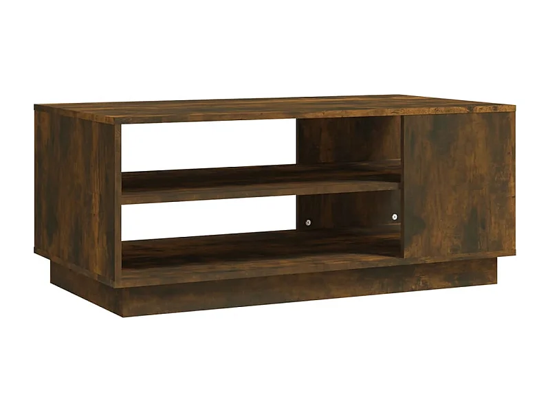 Couchtisch-Sofatisch-Beistelltische Räuchereiche 102x55x43 cm Holzwerkstoff SHL25935