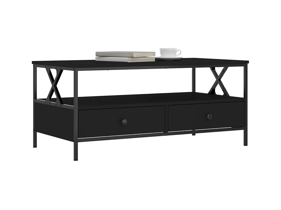 Mesa de centro-Mesa auxiliar acero inoxidable y vidrio plateado 80x80x40 cm SHL756161