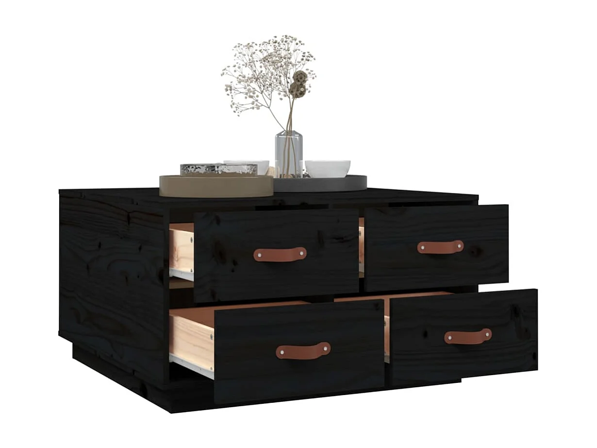 Mesa de centro | Mesa auxiliar madera de ingeniería blanca 89,5x48x30 cm SHL2620