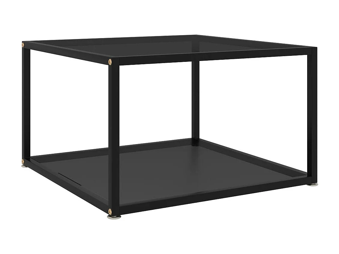 Mesa de centro | Mesa de café | Mesa auxiliar Roble negro 96x50x45 cm Madera contrachapada SHL3404