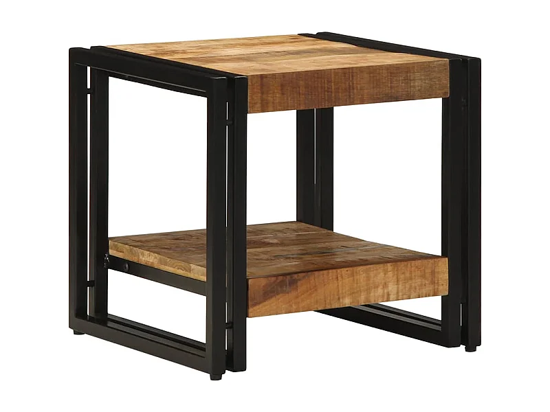 Mesa de centro | Mesa auxiliar | Mesita de centro madera de acacia rugosa 100x55x40 cm SHL4379