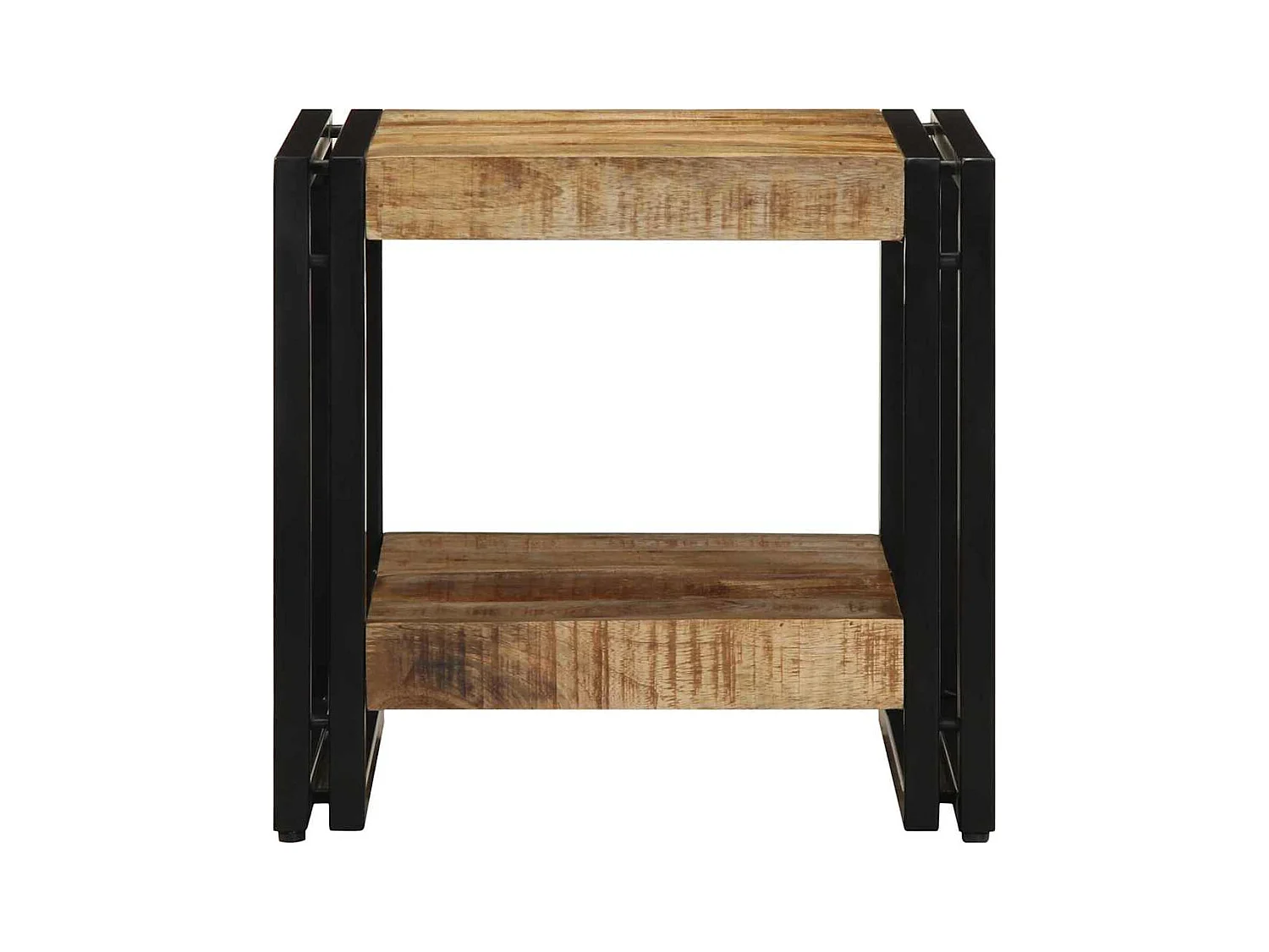 Mesa de centro | Mesa auxiliar | Mesita de centro madera de acacia rugosa 100x55x40 cm SHL4379