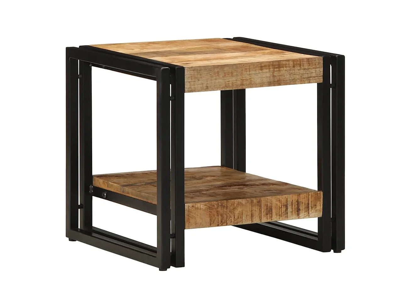 Mesa de centro | Mesa auxiliar | Mesita de centro madera de acacia rugosa 100x55x40 cm SHL4379