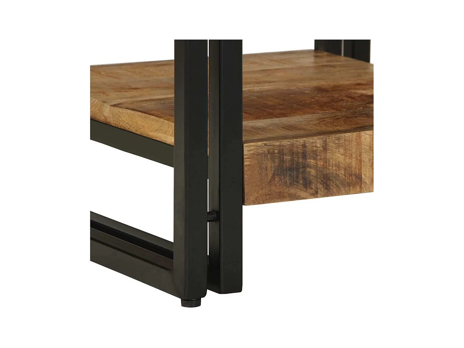 Mesa de centro | Mesa auxiliar | Mesita de centro madera de acacia rugosa 100x55x40 cm SHL4379