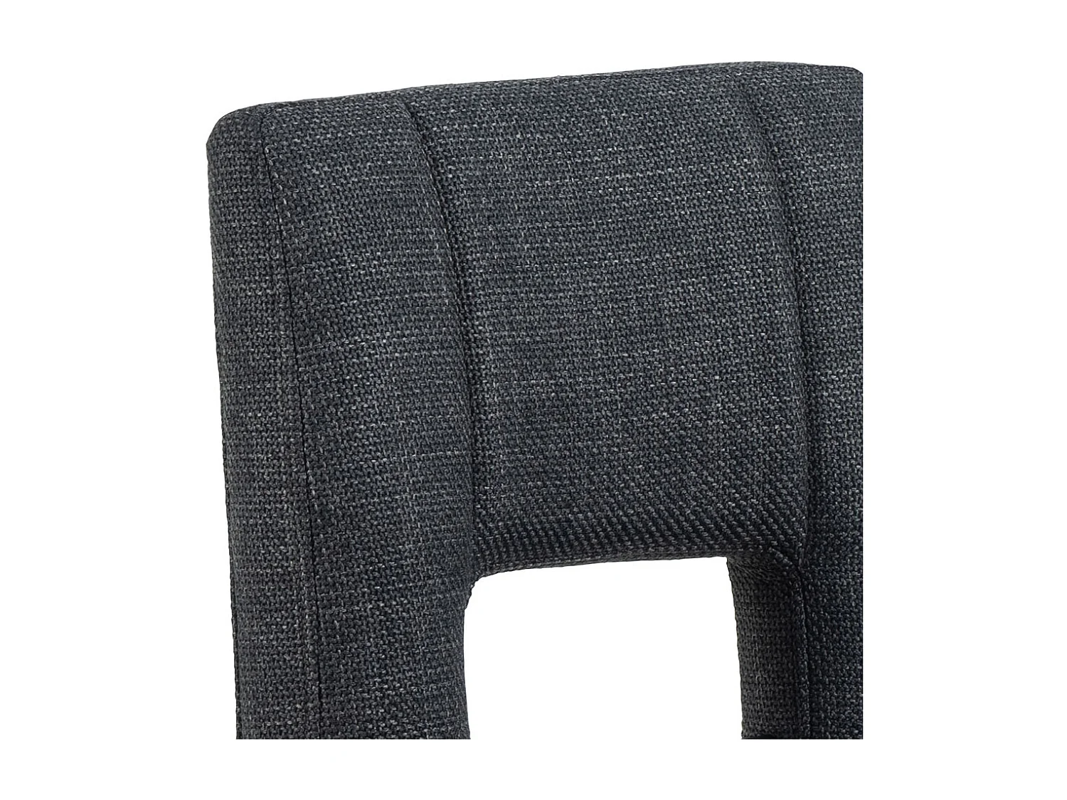 Sylvia tabouret de bar tissu gris.