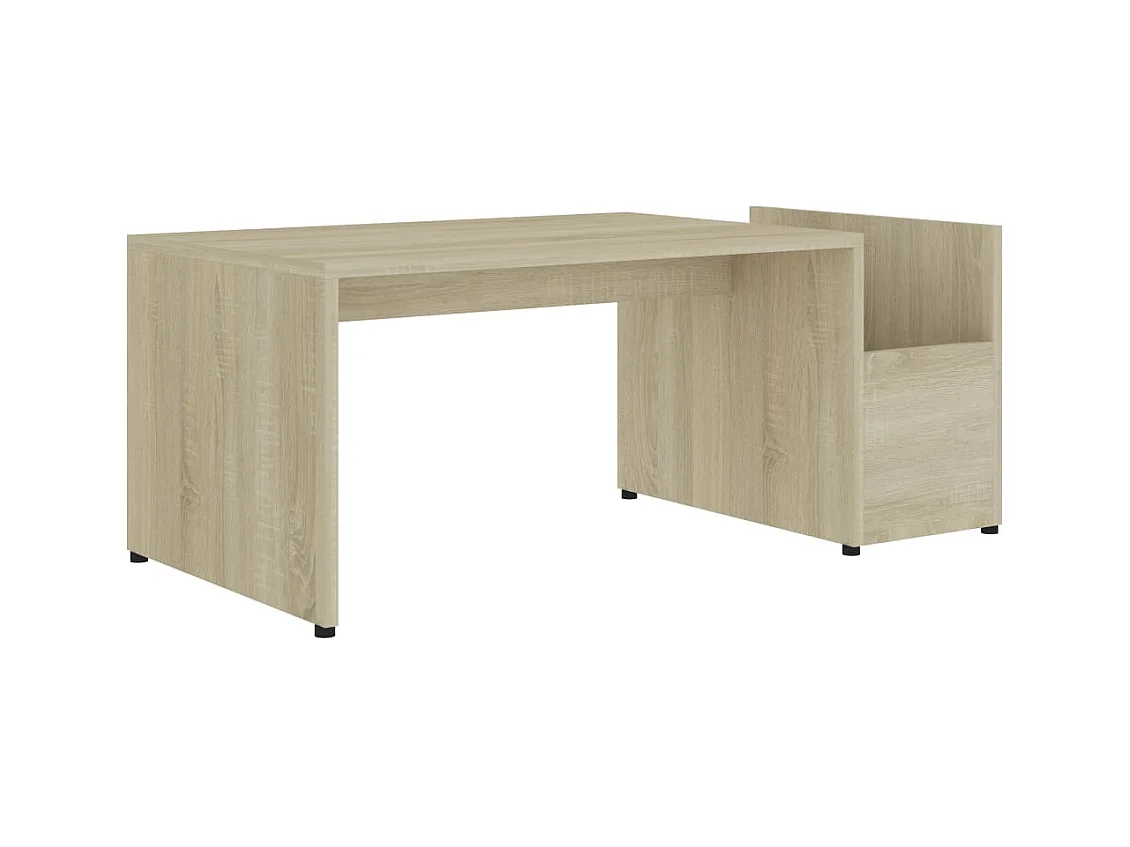 Table basse salon-Table d'appoint Chêne sonoma 90x45x35 cm bois d’ingénierie SHL58185