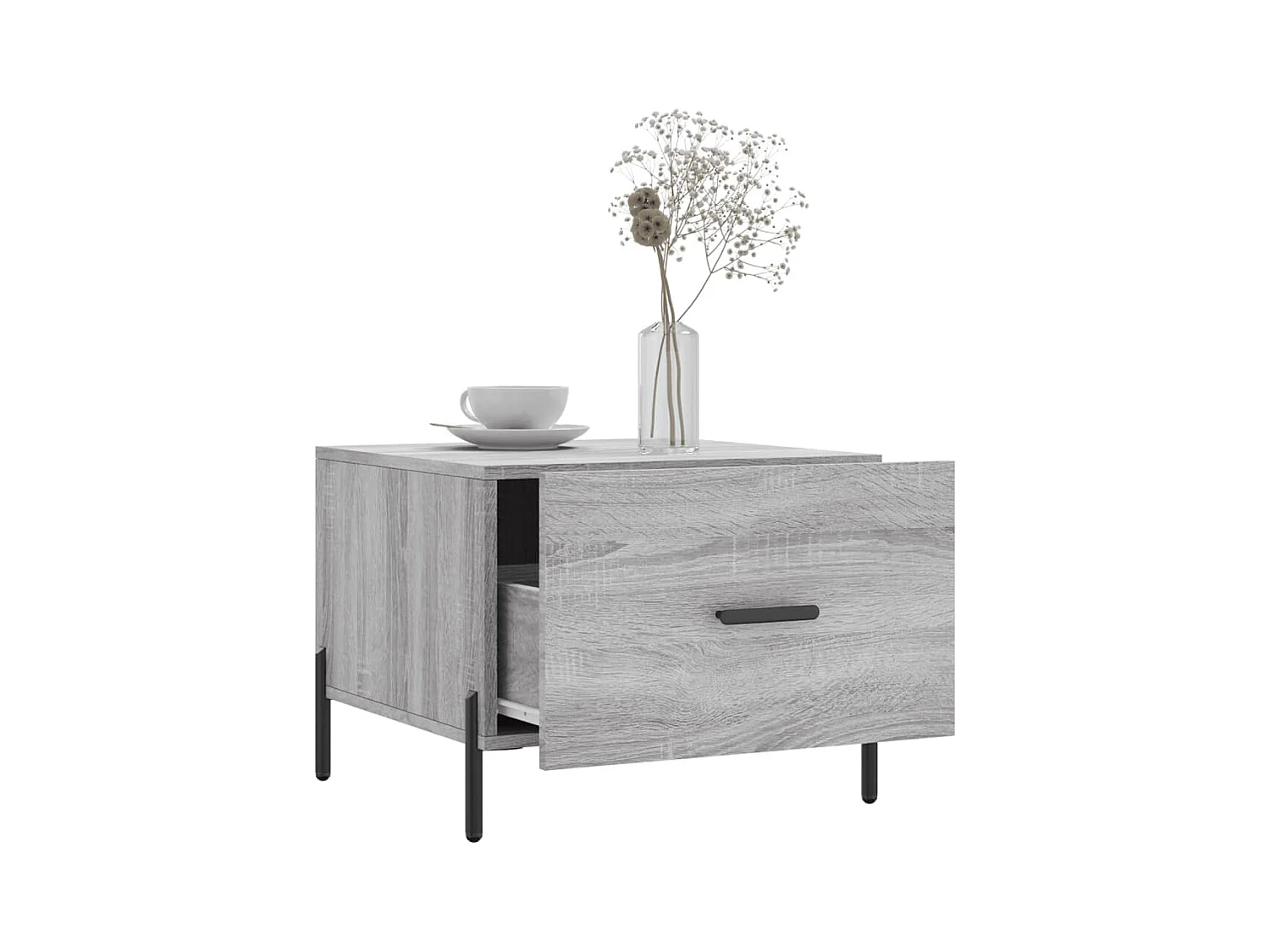 Mesa de centro | Mesa auxiliar madera de ingeniería roble Sonoma 100x100x40 cm SHL2145