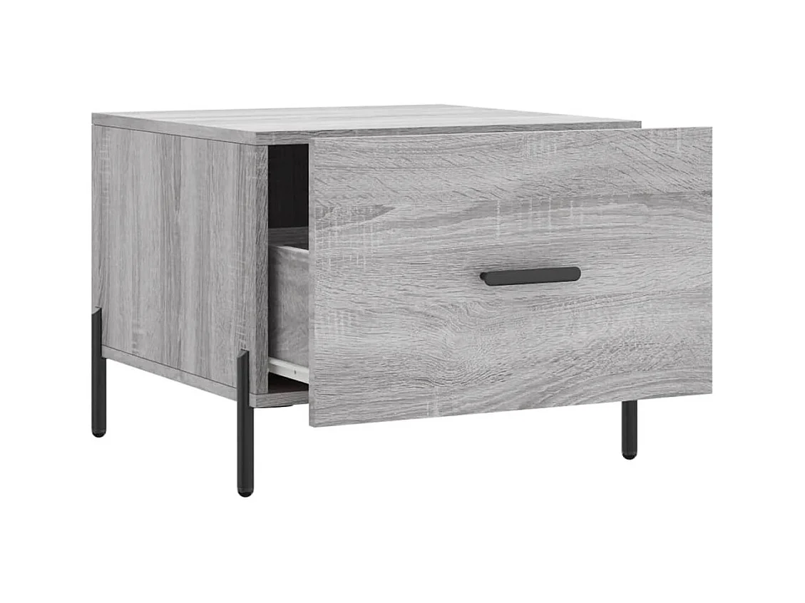 Mesa de centro | Mesa auxiliar madera de ingeniería roble Sonoma 100x100x40 cm SHL2145