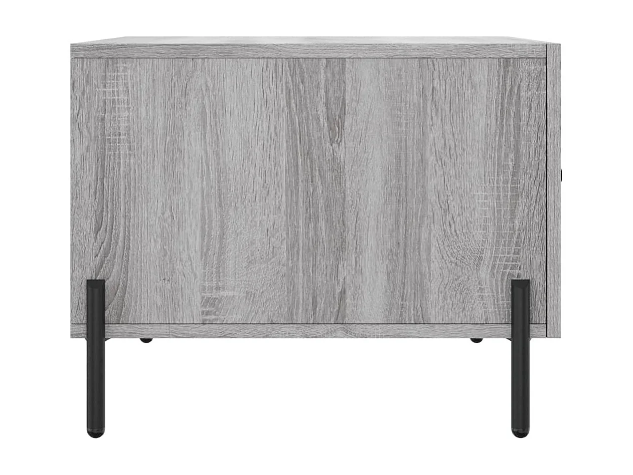 Couchtisch 2er Set-Sofatisch-Beistelltische Grau Sonoma 50x50x40 cm Holzwerkstoff SHL44358