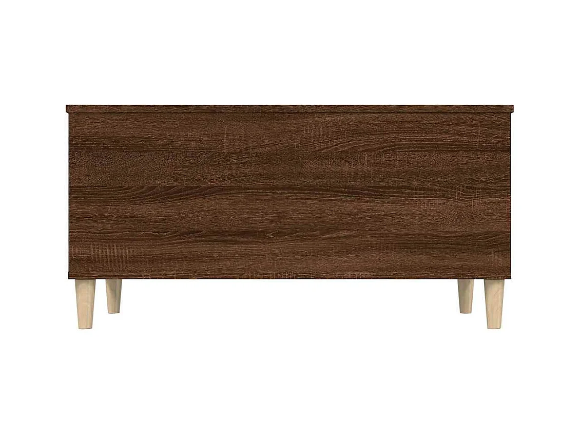 Mesa de centro | Mesa auxiliar madera contrachapada roble ahumado 90x50x40 cm SHL2718