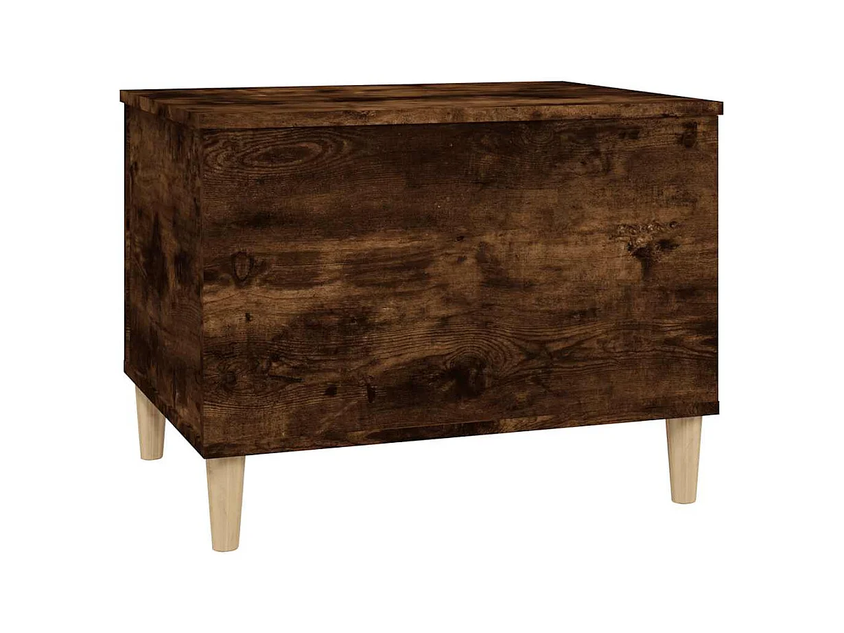 Mesa de centro | Mesa auxiliar madera contrachapada roble ahumado 90x50x36,5 cm SHL2881