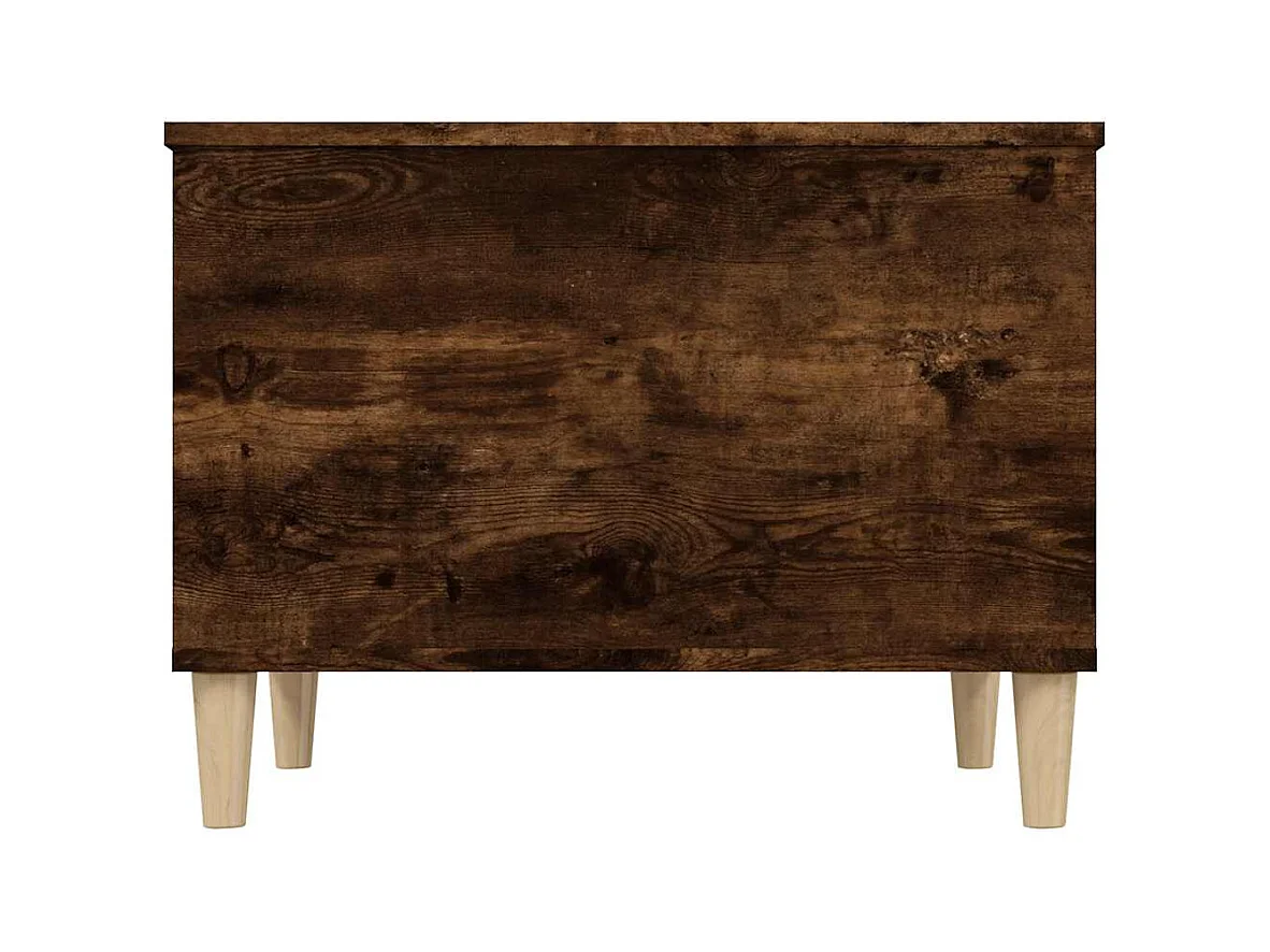 Mesa de centro | Mesa auxiliar madera contrachapada roble ahumado 90x50x36,5 cm SHL2881