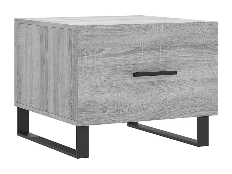 Table basse salon-Table d'appoint Sonoma gris 50x50x40 cm Bois d'ingénierie SHL49107
