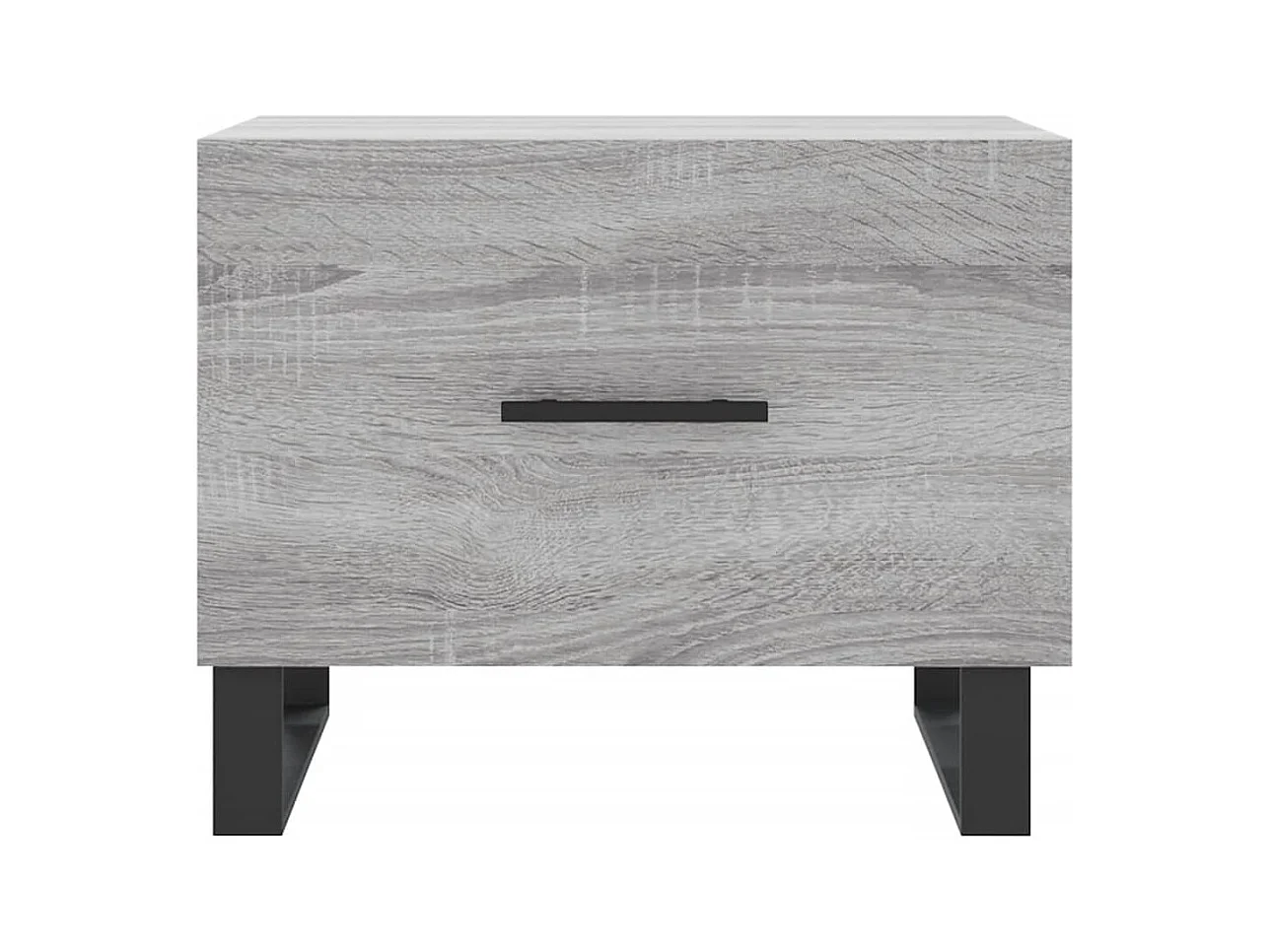 Table basse salon-Table d'appoint Sonoma gris 50x50x40 cm Bois d'ingénierie SHL49107