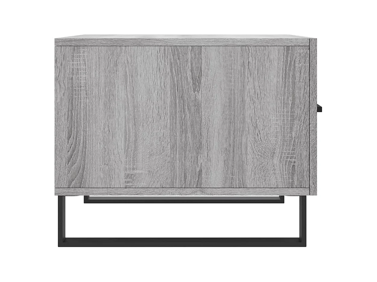 Table basse salon-Table d'appoint Sonoma gris 50x50x40 cm Bois d'ingénierie SHL49107