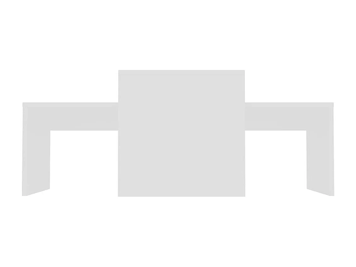 Mesa de centro | Mesa auxiliar con luces LED roble ahumado 100x100x31 cm SHL2926