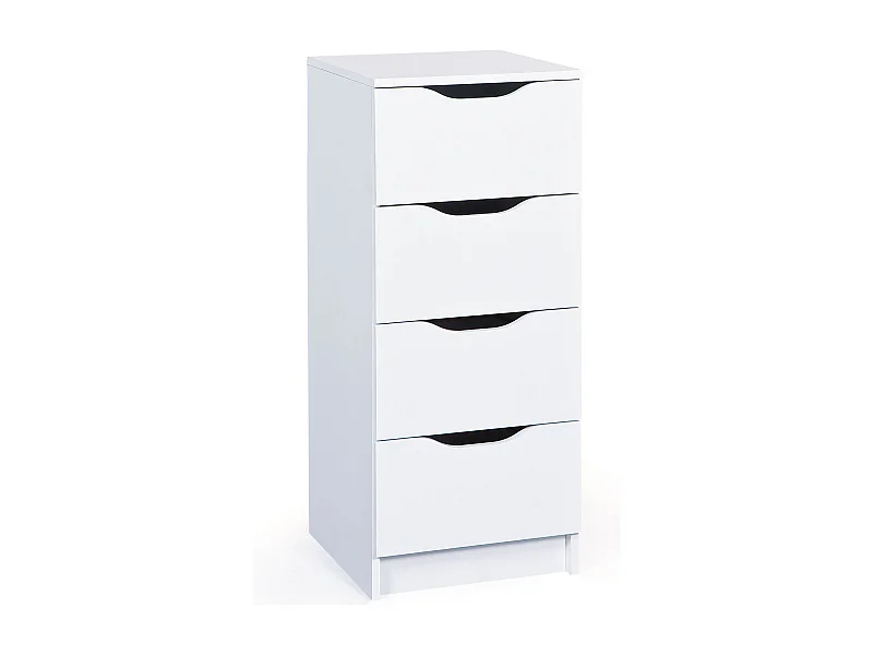 Wung Kommode 4 Schubladen, weiss .