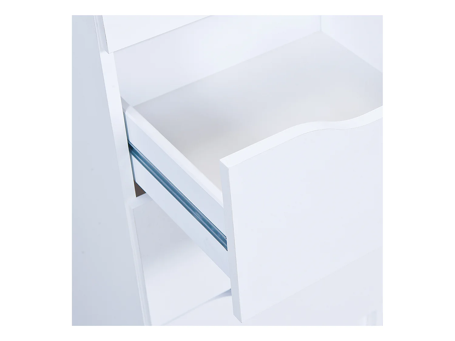 Wung Commode à 4 tiroirs, blanc .