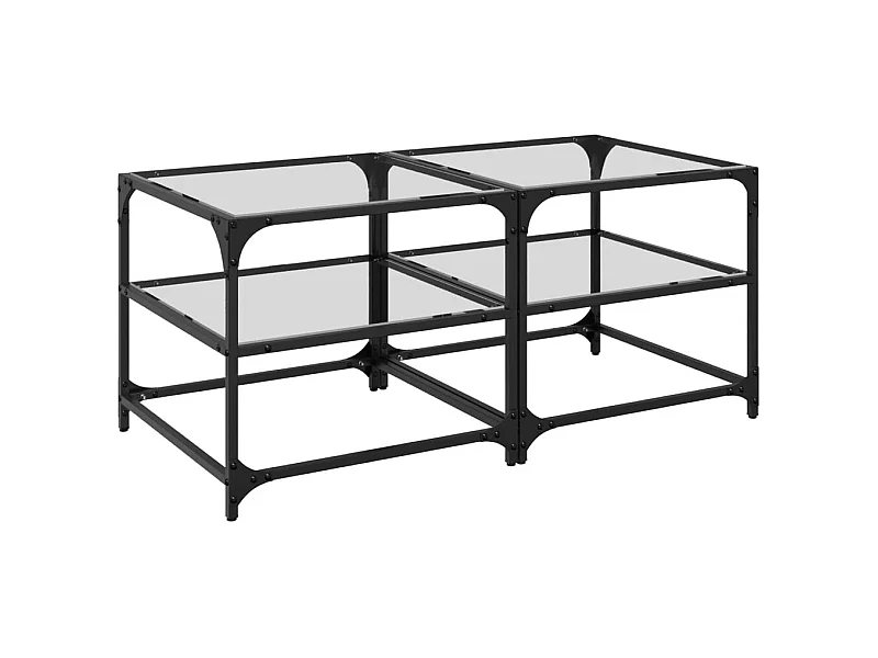 Mesa de centro-Mesa auxiliar madera contrachapada blanco 150x50x35 cm SHL57813