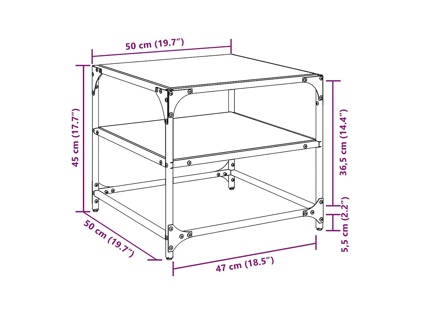 Mesa de centro-Mesa auxiliar madera contrachapada blanco 150x50x35 cm SHL57813