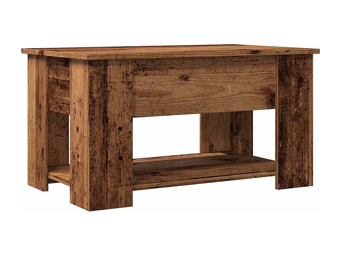 Couchtisch-Wohnzimmertisch-Beistelltische Altholz-Optik 79x49x41 cm Holzwerkstoff SHL57811