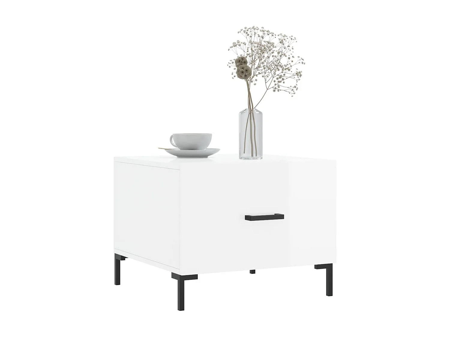 Mesa de centro | Mesa auxiliar madera de ingeniería roble marrón 104x60x35 cm SHL4539