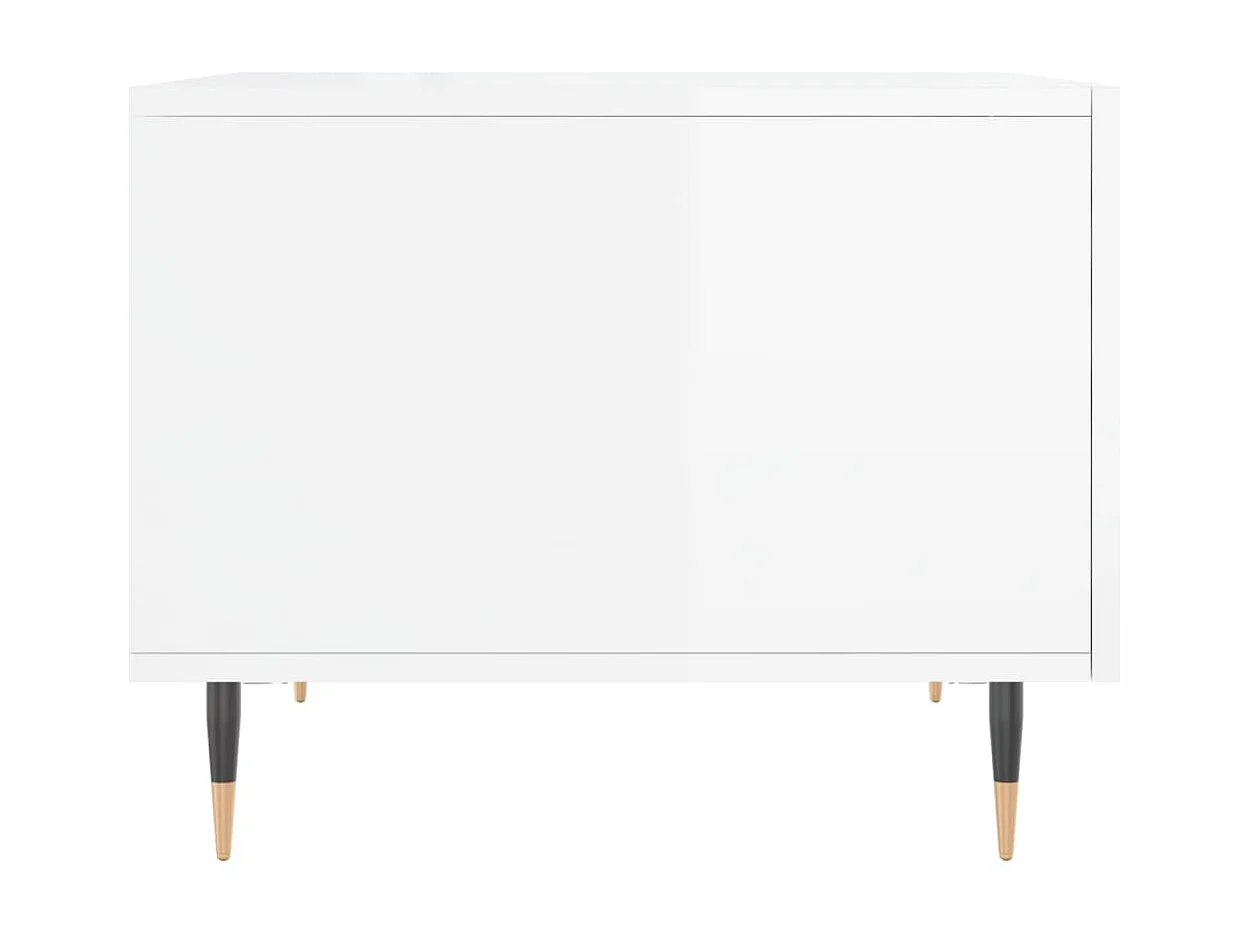 Mesa de centro | Mesa auxiliar madera de ingeniería roble ahumado 80x80x40 cm SHL3275