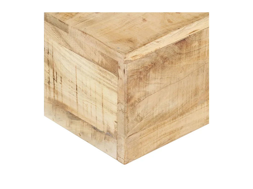 Table basse salon-Table d'appoint 80x80x28 cm Bois de manguier massif SHL38326