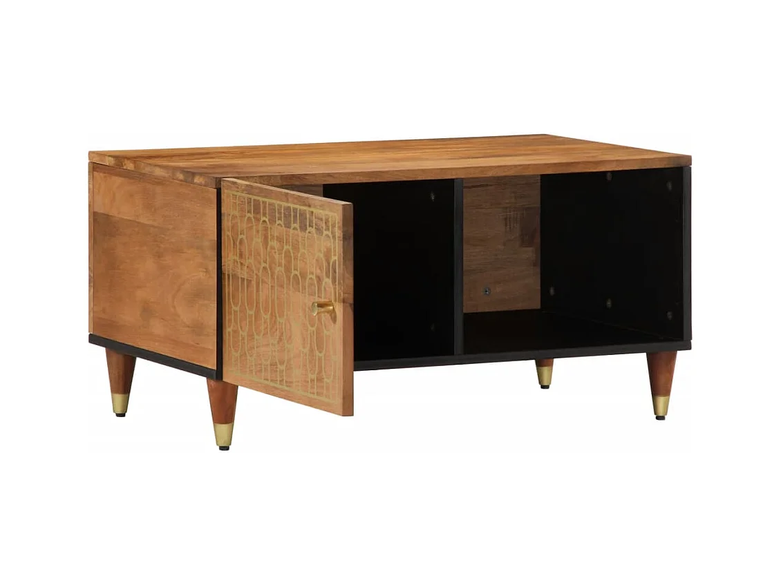 Table basse salon-Table d'appoint 80x50x40 cm bois de manguier massif SHL61914