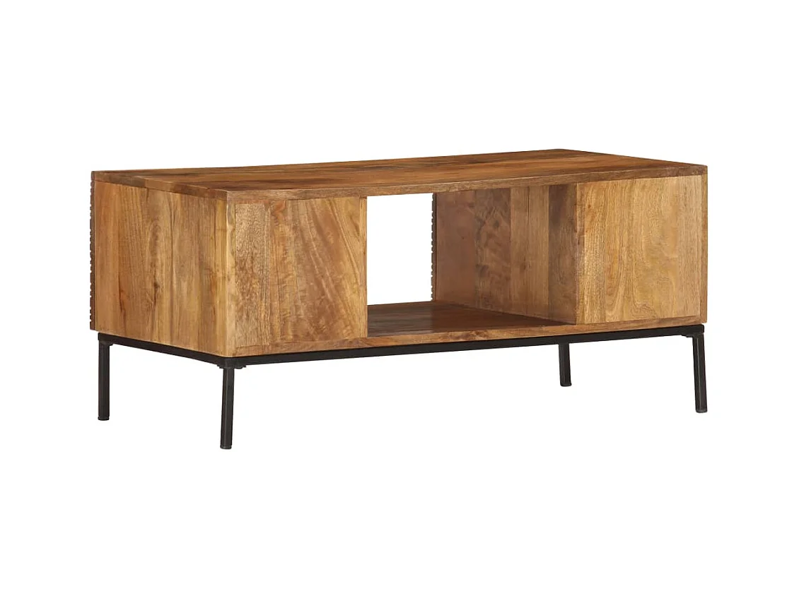 Mesa de centro | Mesa de café | Mesa auxiliar Roble artisan 60x60x30 cm Madera contrachapada SHL3213