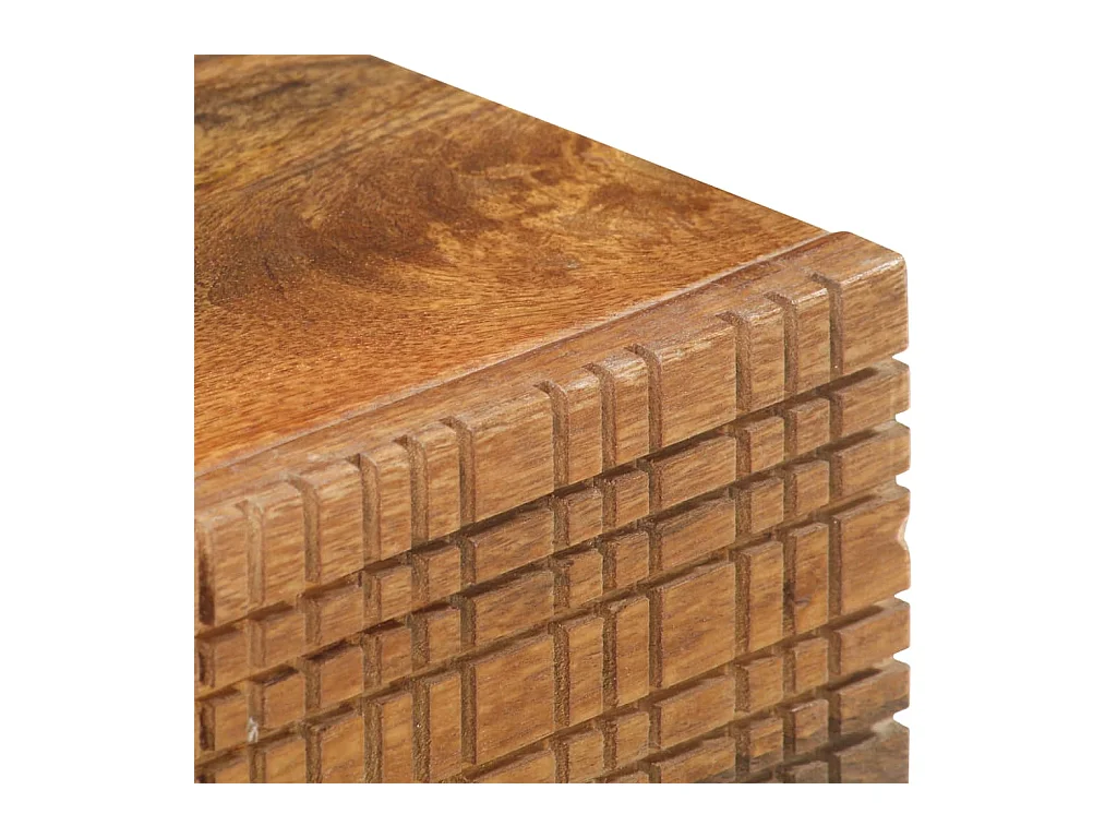 Mesa de centro | Mesa de café | Mesa auxiliar Roble artisan 60x60x30 cm Madera contrachapada SHL3213