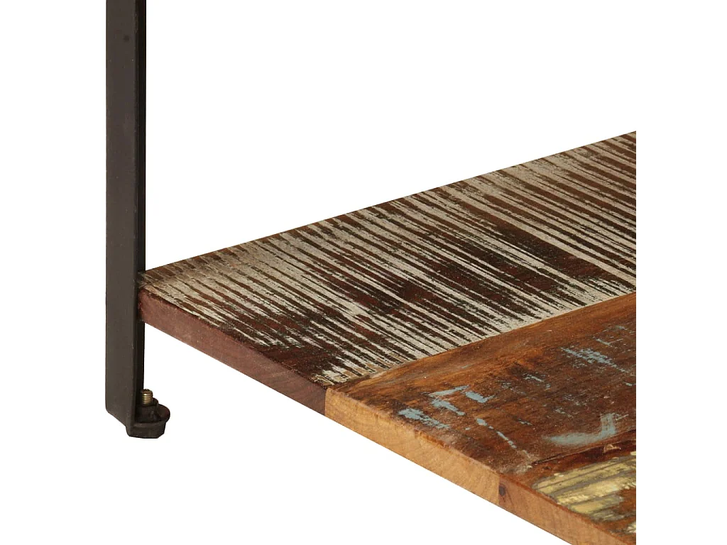 Couchtisch-Beistelltisch-Sofatisch mit Ablage 100x60x35 cm Altholz Massiv SHL56980