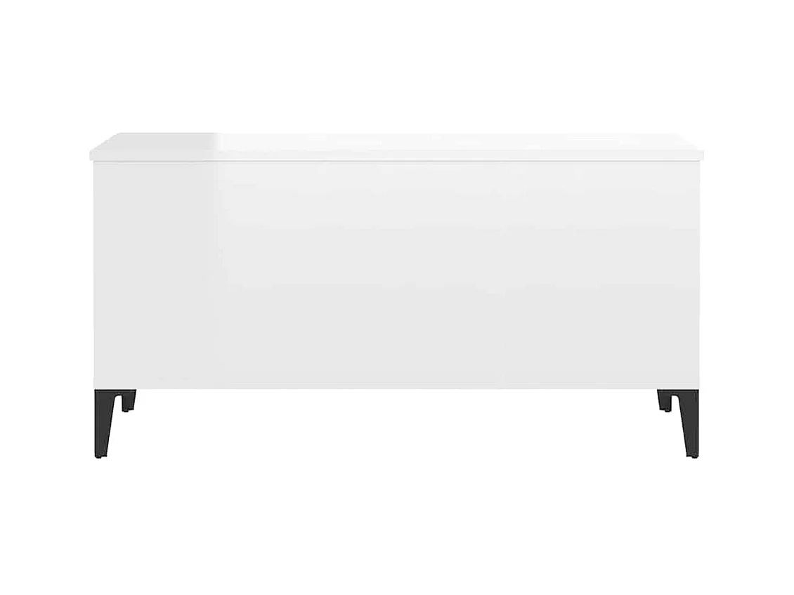 Mesa de centro | Mesa auxiliar madera contrachapada roble marrón 100x49x40 cm SHL4280