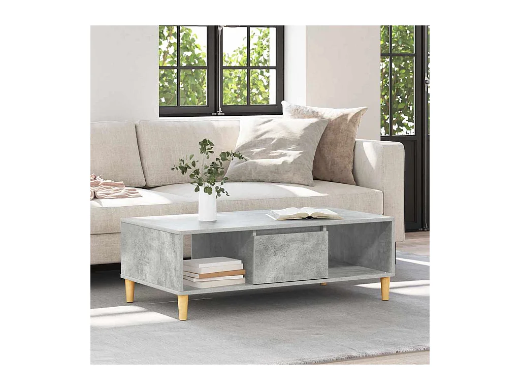 Mesas de centro | Mesas auxiliares 2 uds madera ingeniería gris Sonoma 50x46x50 cm SHL2436