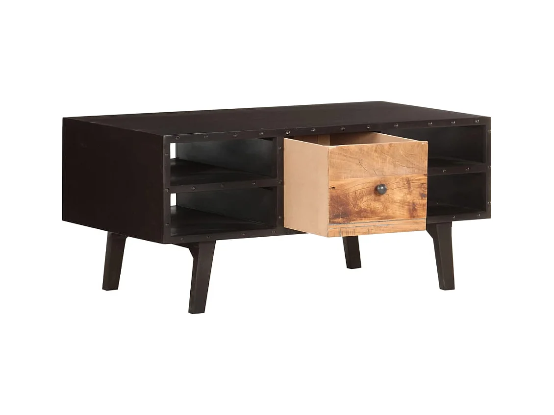 Mesa de centro | Mesa de café | Mesa auxiliar Roble artisan 80x80x42 cm SHL2574
