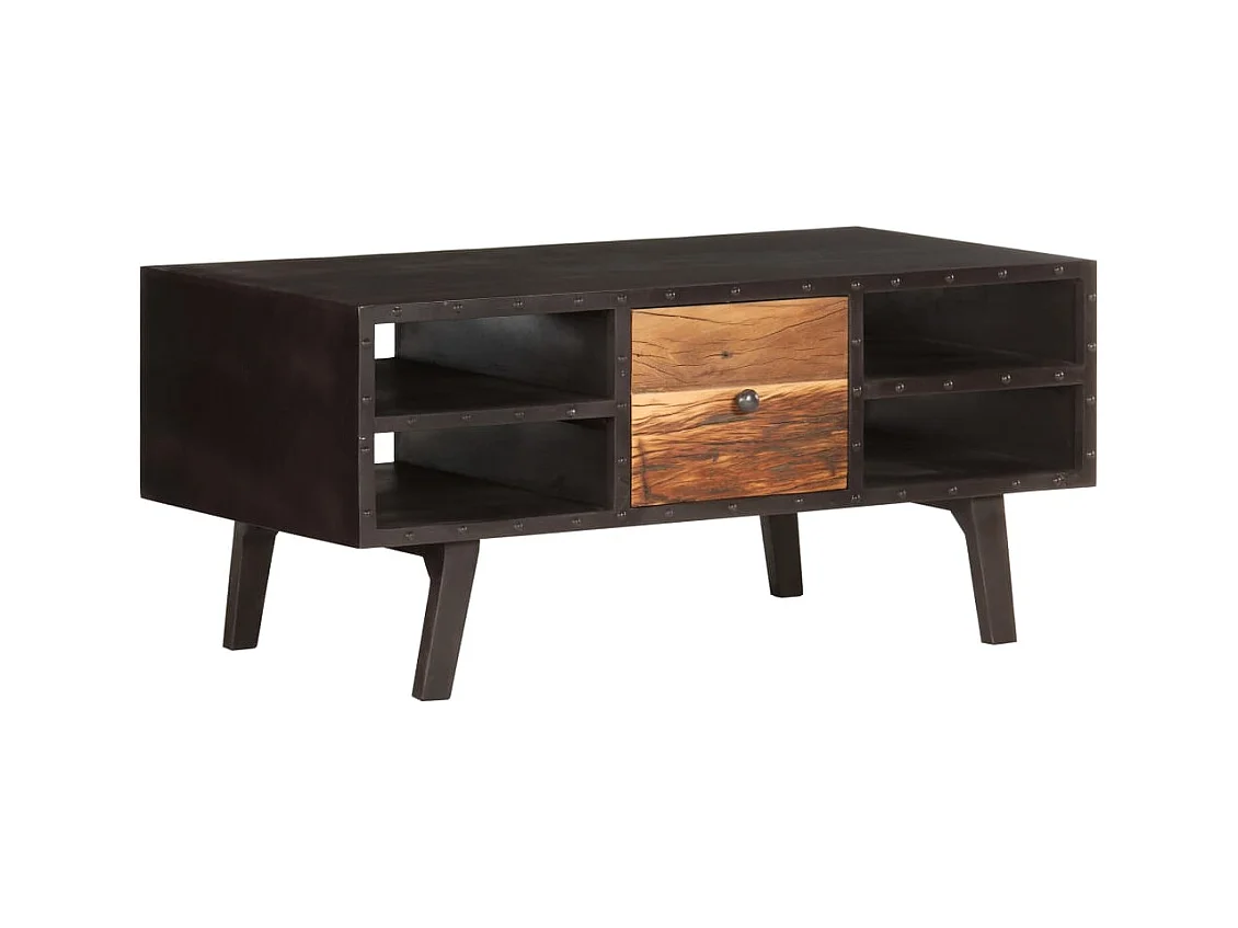 Mesa de centro | Mesa de café | Mesa auxiliar Roble artisan 80x80x42 cm SHL2574